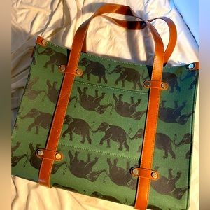 Modcloth bag with laptop case inside
